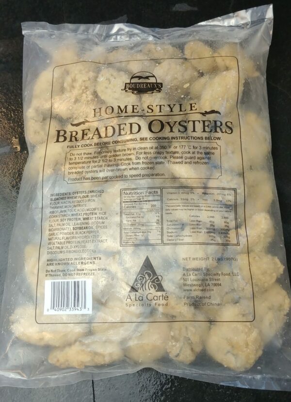 Breaded Oysters