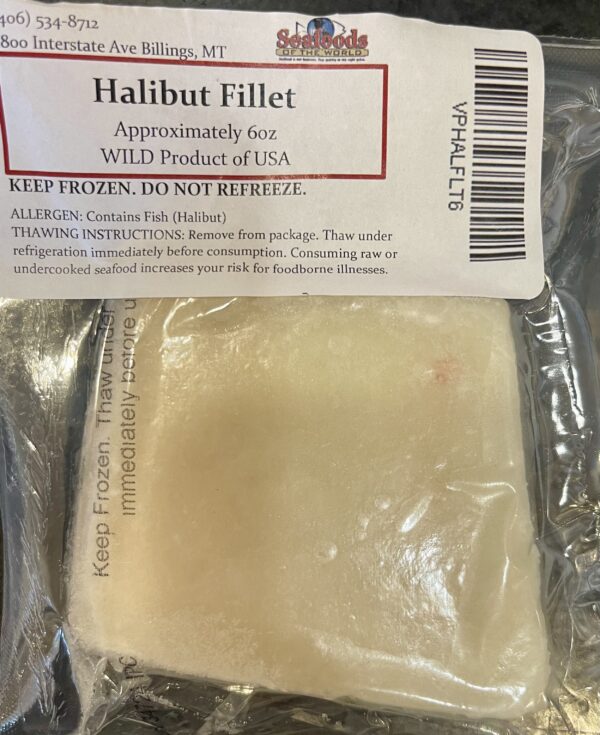 Halibut Fillet 6oz