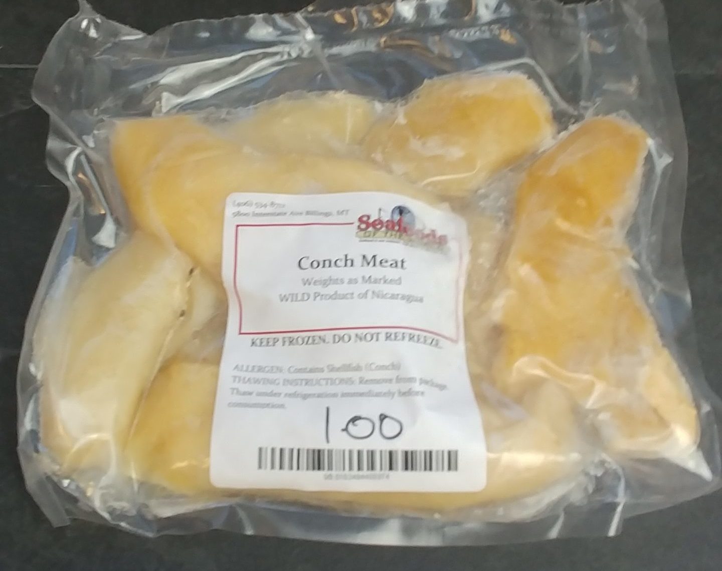 Conch Meat - Seafoods of the World | Fresh Fish Market | Billings, MT