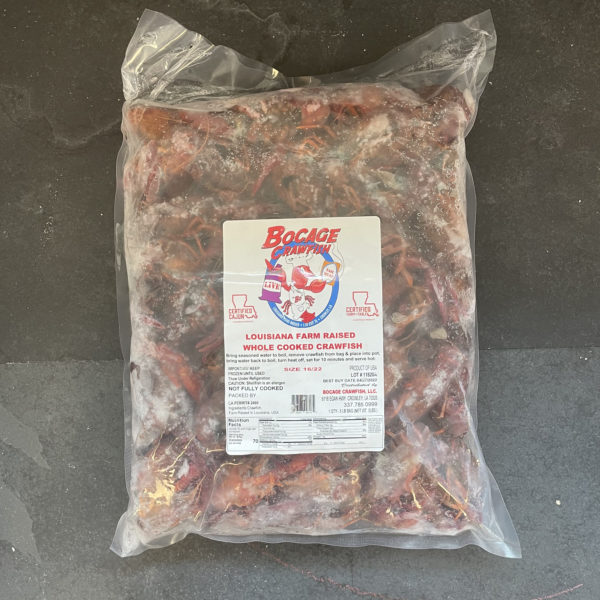 Whole Cooked Crawfish (USA unseasoned)