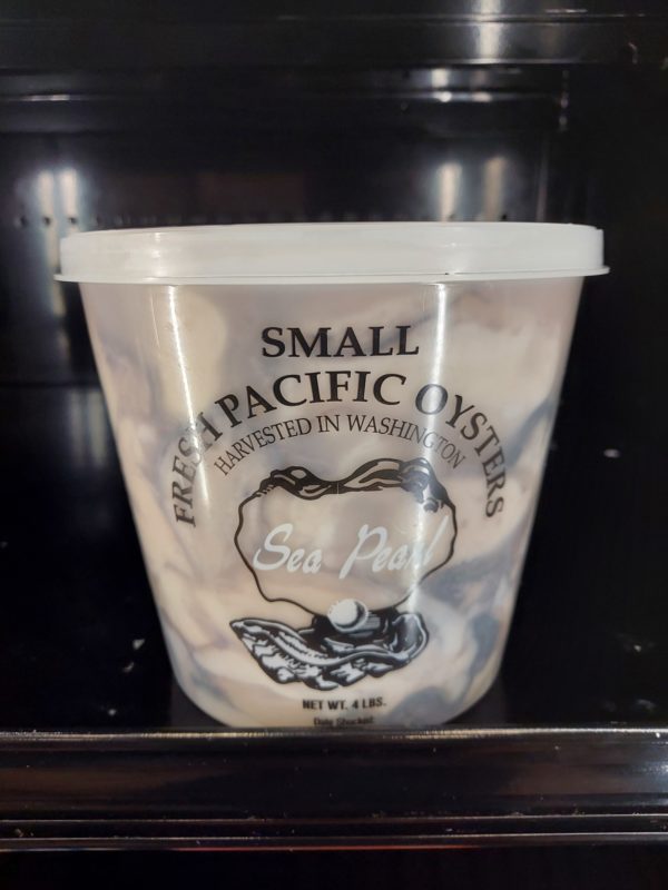 Fresh Shucked Small Pacific Oysters (Half Gallon)