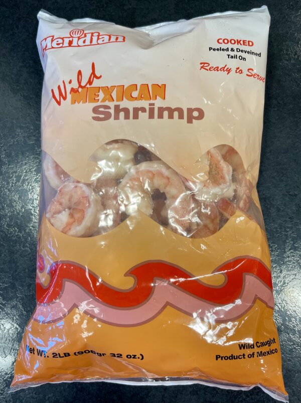 Cooked Wild Mexican Shrimp